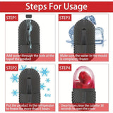 Ice Face Roller, Reusable Silicone Mold Face Massage Eye Facial Beauty Skin Care Tools Apply Ice for Shrink Pores Anti Wrinkle