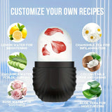 Ice Face Roller, Reusable Silicone Mold Face Massage Eye Facial Beauty Skin Care Tools Apply Ice for Shrink Pores Anti Wrinkle